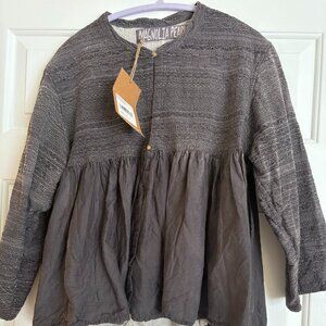 Magnolia Pearl Cotton Silk Khalo Jacket #395 OZZY NWT